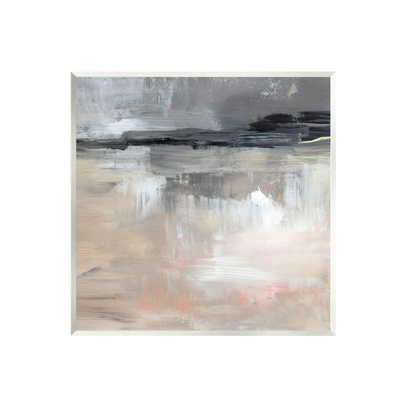 Modern Lake Reflection Scenery Abstract Painting Unframed Art Print Wall Art