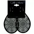 thumbnail image 2 of Filigree Dangle-Earrings Black Color  #LQE4181, 2 of 2