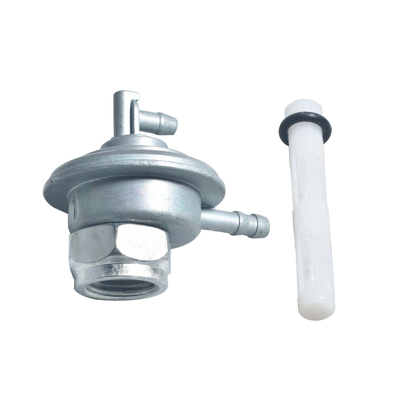 JRL Fuel Pump Petcock for GY6 50cc 150cc Moped ATV Scooter, Black