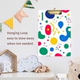 thumbnail image 4 of FORMRS Acrylic Clipboard with Low Profile Clip Standard A4 Letter Size, 12.5" x 9", Colorful Round, 4 of 8
