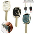 thumbnail image 5 of For Honda For Accord For Civic For Pilot Keyless Remote Key Fob Cover Shell Case Gray Gold Fangkenuo, 5 of 6