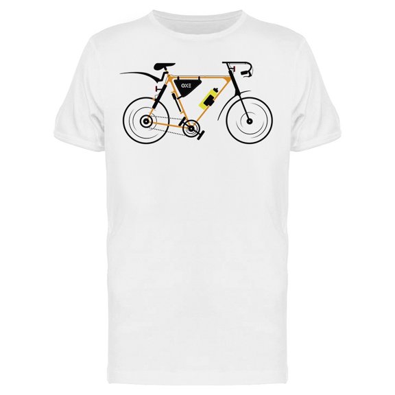 Orange Mountain Bike
 Tee Men's -Image by Shutterstock