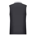 thumbnail image 3 of Njoeus Mens Undershirts Boys Shirts Men's Casual Summer Gym Workout Running Tank Tops Sleeveless T-Shirt Lapel Collar Sports Tees Blouse & Shirt Mens Muscle Tank Tops, 3 of 5