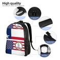 thumbnail image 4 of Virginia Texas Flag Backpack Travel Bag For Men Women Lightweight Back Pack With Laptop Compartmen, 4 of 7