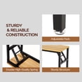 thumbnail image 3 of Ktaxon Folding Writing Computer Desk Home Office Study PC Writing Table, Oak & Black, 3 of 8