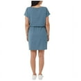 thumbnail image 2 of 32 Degrees Womens' Soft Lux Dress (Heather Porcelain Blue, Large), 2 of 2