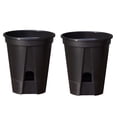 thumbnail image 4 of Maceta de 2 piezas para bonsái, macetas de vivero transpirables para oficina, interior y hogar Negro, 4 of 8