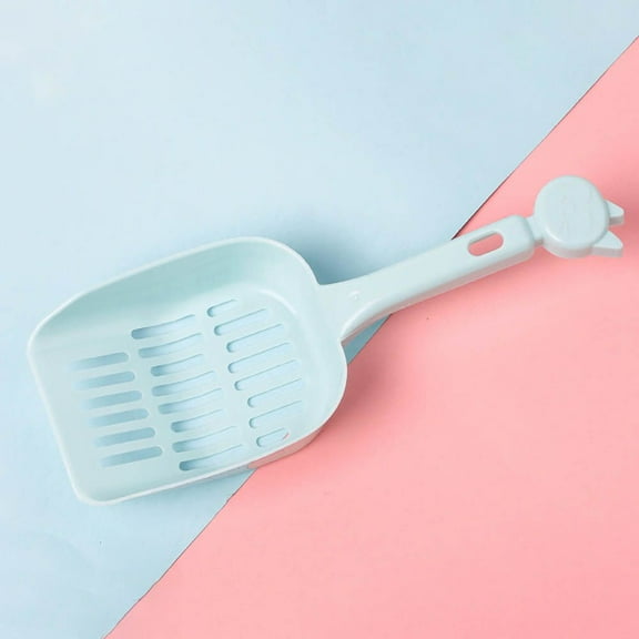 Plastic Cute For Rabbit,Dog Large Cat Box Scooper Poop Picker Shovel Litter Scoop Cat Supplies BLUE