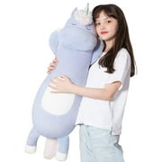 MorisMos Giant Unicorn Plush Stuffed Animal Long Pillow 36.2''