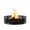 Black-a-48in, variant on 48" Smokeless Fire Pit Ring, Heavy Duty Metal Fire Ring for DIY Outdoor Fire Pits, Above or In-Ground Use for Patio Backyard, Black-b