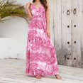 thumbnail image 1 of FcBaudy Camisole Sans Manches Robe Col en V, Robes d'Été pour Femmes, Robes Sans Manches Imprimées à Bretelles Longues Robe pour Femmes, 1 of 7