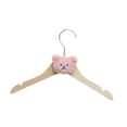 thumbnail image 1 of Percha para ropa de niños Percha para ropa de bebés Percha para ropa de bebés Percha para ropa de niños , Oso de color rosa, 1 of 8