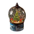 thumbnail image 2 of Bola de nieve navideña con luz, escritorio para dormitorio, mesa giratoria, centro de mesa para vacaciones árbol de Navidad, 2 of 9