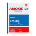 thumbnail image 2 of Amoxil 12 h Amoxicilina 875 mg 10 tabletas, 2 of 3
