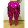 thumbnail image 7 of Kids Girls Boys Metallic Harem Dance Pants Loose Fit For Modern Hop Street Dancewear Lifeguard for Teen Girls Winter Clothes for Girl Age 9 to 10 Warm Bulk Clothes Toddler Track Pants Sequins, 7 of 7