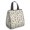 Boxer and Rose, variant on Dog Paw Print Rainbow Chevron Pattern Insulated Lunch Bag for Women Men, Large Portable Soft Cooler Tote, Thermal Food Storage Bag with Pearl Cotton, 8.66L, 8.75"x5.75"x9.5"