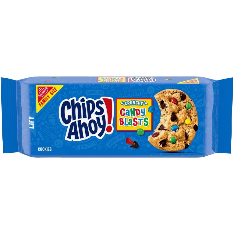 3 pack) CHIPS AHOY! Crunchy Candy Blasts Fudgy Chocolate Chip