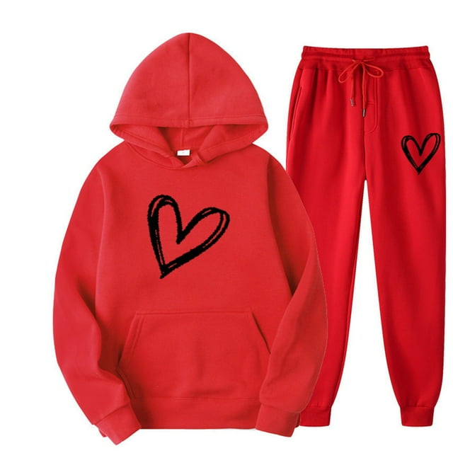 SHIXIAOO Sweat à Capuche Décontracté à la Mode pour Automne et Hiver Unisexe Doublure Douce Design Cœur pour Usage Quotidien et Coupe Décontractée Options Assorties Sweat à Capuche Sportif pour Femmes Fermeture Éclair Complète