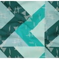 thumbnail image 4 of oneOone Organic Cotton Poplin Twill Fabric Line|Chevron & Triangle Geometric Print Sewing Fabric BTY 42 Inches Wide, 4 of 4