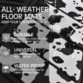 thumbnail image 5 of Heavy Duty Rubber Floor Mats Cow Print Car Mats 4-Piece Car Mat Set - Universal Waterproof Floor Mats for Car SUV Truck, Durable All-Weather Mats, 5 of 5