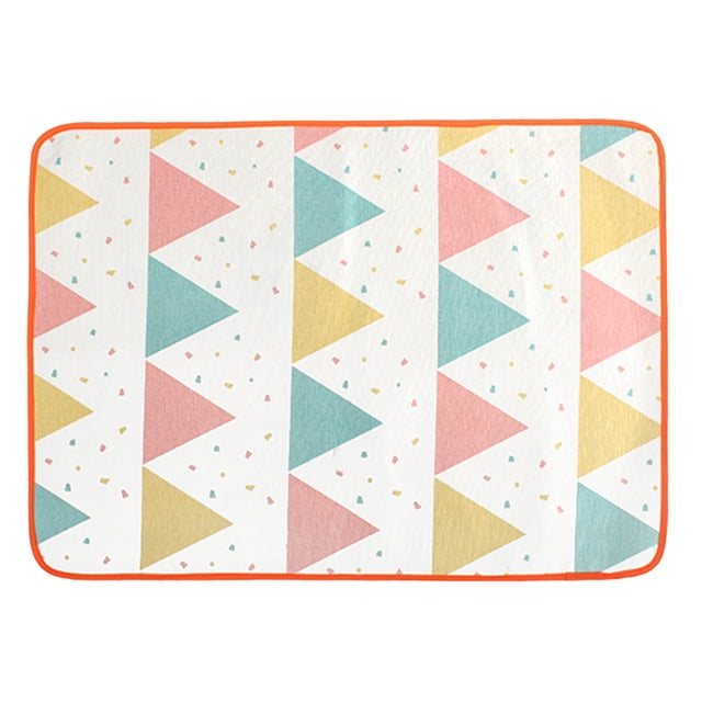 Dog Pee Pads, Highly Absorbent Fibers Puppies Training Mats Nonslip Back and Reliable Side Closures Design Dog Potty Pad Convenient to Clean Pet Pee Mat