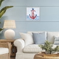 thumbnail image 2 of Stupell Industries Brushstroke Anchor Painting White Framed Giclee Art design by Paul Brent, 12 x 12, 2 of 8