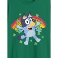 thumbnail image 5 of Bluey Men's & Big Men's St. Patrick's Rainbow Graphic Tee Shirt, Sizes S-3XL, 5 of 5