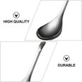 thumbnail image 4 of EeaseCA 2Pcs Stainless Steel Soup Spoons Practical Large Scoops Rice Paddles (Silver), 4 of 7