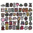 thumbnail image 3 of 200pcs DIY Craft Stickers Set Handicraft Ornament Self-adhesive Suitcase Water Bottle Notebook Art Scrapbook Sticker Decal Prop, 3 of 9