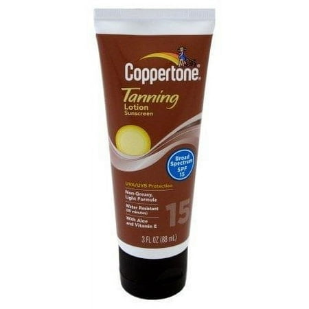 Coppertone Spf15 Tanning Lotion 3oz