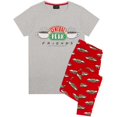 thumbnail image 1 of Friends - Juego de Pijama Central Perk para Mujer (Gris, Rojo), 1 of 4