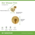 thumbnail image 7 of Symmons S3591BSTN15TRM Dia Hydromersion Shower Only Trim Package - Nickel, 7 of 7