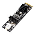 thumbnail image 1 of Peggybuy NVMe PCIe Adapter 5Gb M.2 NVMe M-Key To USB3.1 5Gbps Front Panel Socket, 1 of 9