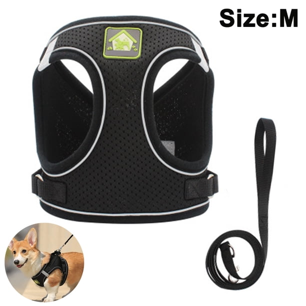 Chaleco Reflectante Correa Para Perro - Negro M Ormromra 2034706-6