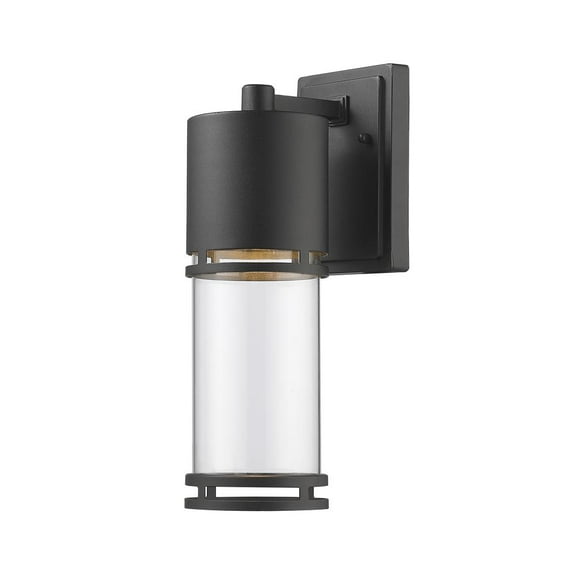 20W 2 Led Outdoor Wall Sconce In Transitional Style-18 Inches Tall And 7 Inches Wide Z-Lite 577M-Bk-Led