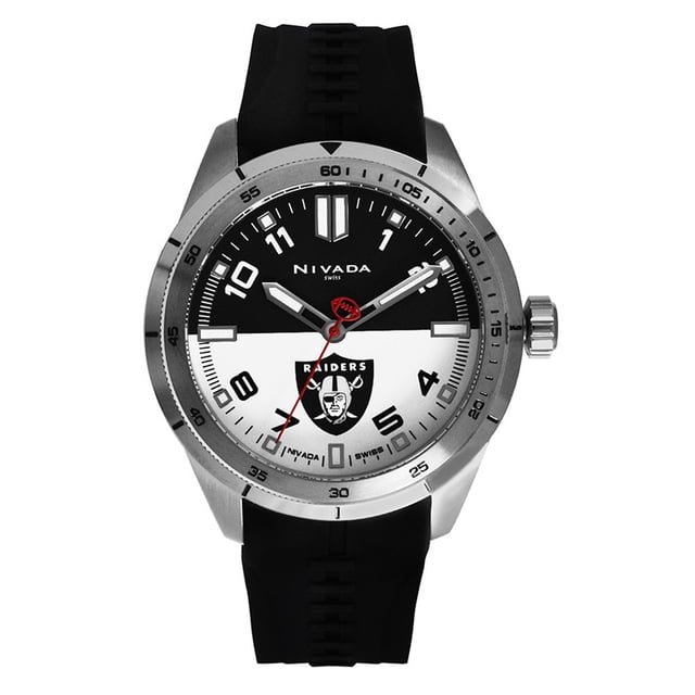 Reloj Hombre NIVADA SWISS Raiders Acero Negro Blanco NP17387RAI