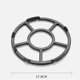 thumbnail image 3 of Soporte de rejilla de estufa de gas para olla pequeña, soporte antideslizante para sartén de hierro fundido | Adaptador de rejilla de cocina estable de 7", resistente al calor, accesorio de cocina, 3 of 8