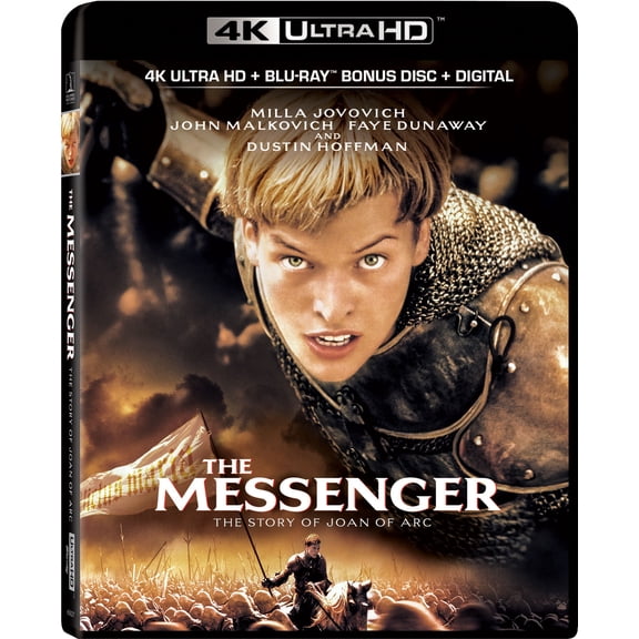 The Messenger: The Story Of Joan Of Arc (4K Ultra HD   Blu-ray Bonus Disc   Digital Copy) Sony Pictures, Drama, Action