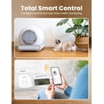 thumbnail image 3 of Caja de arena autolimpiante LELOKIDZ 65 L con control por app, 3 of 8