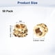 thumbnail image 3 of Uxcell 50-Pack Insertos Roscados - Tuercas de Inserción de Latón M3 x 3 mm con Calor 5 mm OD, 3 of 6