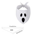 thumbnail image 3 of Halloween Dog Bandanas, Cute Ghost and Pumpkin Design, Halloween Pet Costume Accessories for Dogs and Cats Ghost, 3 of 6