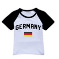 thumbnail image 3 of Girls Big Kids Summer German Flag Print Short Sleeve Two PC Set, 3 of 4