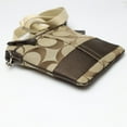 thumbnail image 3 of Pre-Owned Coach Signature Swing Shoulder Bag in Khaki Leather (Good), 3 of 9