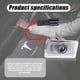 thumbnail image 2 of 4pcs Car Door LED Projector Welcome Logo LED Car Door Lights Accessory for Tesla Model 3/Y/S/X, 2 of 4