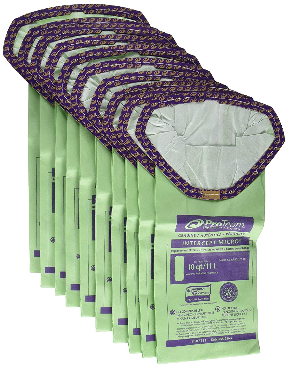 Paper Bag 10 Pack 10Qt Intercept