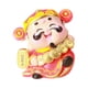 thumbnail image 2 of Figura de dibujos animados del Dios de la riqueza Gloria estatua de Feng Shui decoración de mesa Rojo, 2 of 9