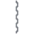 thumbnail image 6 of Ekena Millwork 47"H x 1/8"T Bridgeport Adjustable Acrylic Decorative Slat Wall Panel Kit, Bronze Mirror (contains 11 Slats + 1 Straight Edge Starter Slat), 6 of 12