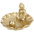 thumbnail image 2 of Estatuas de Buda para el hogar, Estatua de Buda con reliquia en la Mano Buda tailandés Sakyamuni Buda Sentado Soporte de Incienso, 2 of 14
