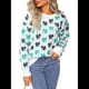 thumbnail image 2 of Suéter para Mujer, , con Estampado de Trébol Irlandés de la Suerte, para el Día de San Patricio Sudadera con Capucha S, 2 of 10