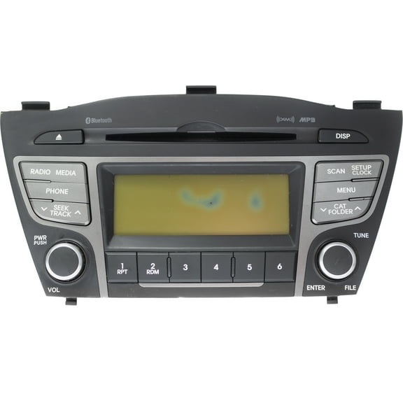 Restored 2014-15 Hyundai Tucson AM FM Radio Single CD Satellite Bluetooth 96150-2S330TJP (Refurbished)